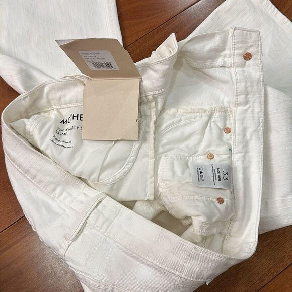 NWT MOTHER Women's The Smarty Pants Skimp Jeans size 33 - Picture 13 of 16
